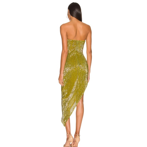 Camila Coelho Mackenzie Midi Dress in Limoncello - Picture 5 of 7